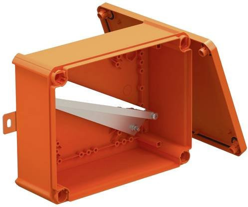 OBO Bettermann Abzweigkasten halogenfrei orange B: 19,0 cm, L: 24,0 cm - Bild 1