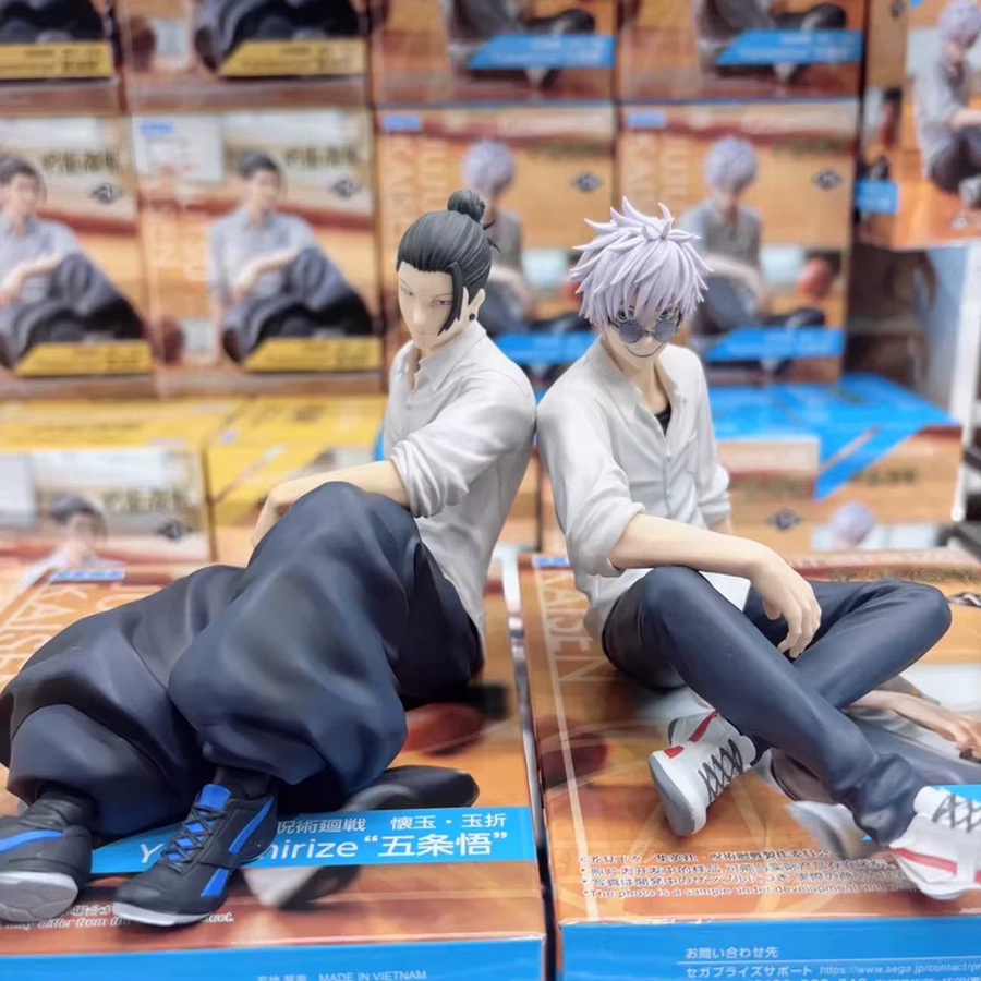 Bandai JJK Jujutsu Kaisen Geto Suguru Gojo Satoru Actionfigur, sitzende Pose, Modell Puppe - Bild 3