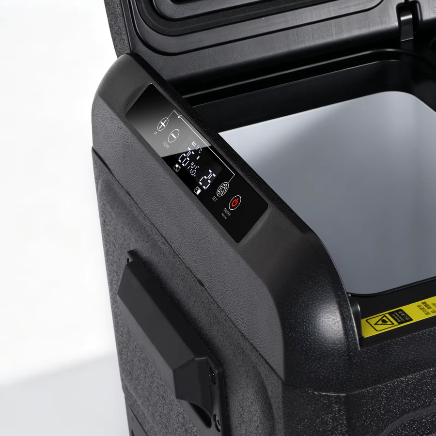 Podofo Kompressor-Kühlschrank tragbare Eisbox in Schwarz für Auto, Reisen und Outdoor, 12/24V DC und 110-240V - Bild 3