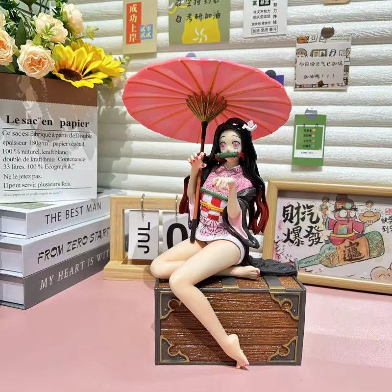 Bandai Demon Slayer Kamado Nezuko Anime Figur als Tischdekoration und Sammlerstück - Bild 2