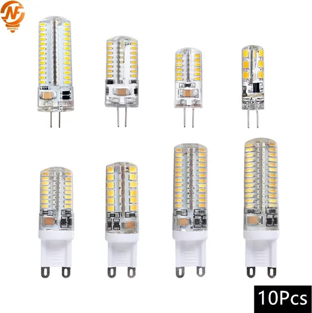 10er Set G9 LED Leuchtmittel Warmweiß 360 Grad Ersatz für Halogenlampen AC 220V - Bild 1