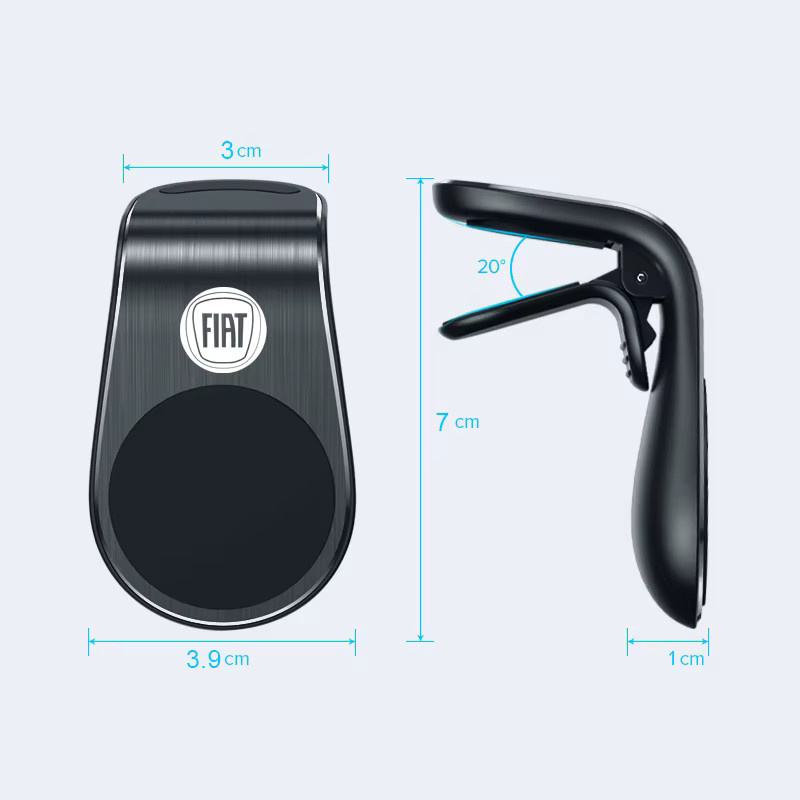 Magnetische Autotelefonhalterung Clip-Halterung für FIAT Abarth 500e Panda Tipo FR Argo Freemont Viaggio Bravo Punto Doblo - Bild 2