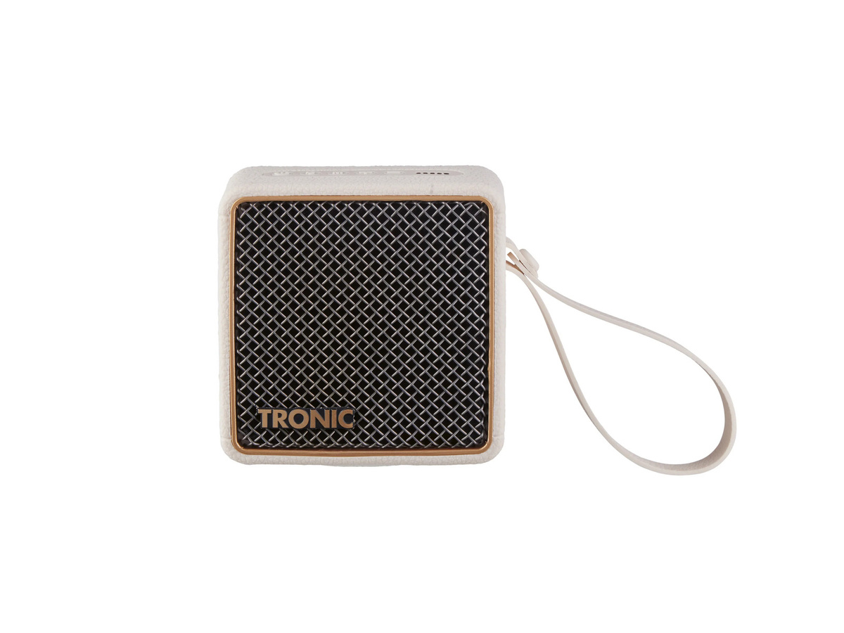 TRONIC Bluetooth Lautsprecher mit USB-C und IPX7 Wasserschutz in Beige - Bild 2