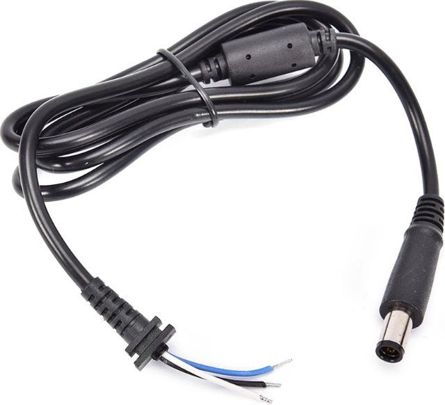 Dell DC-Netzteilstecker mit Nadel, runder Barrel-Plug, Schwarz, 7,4 x 5,0 mm - Bild 1