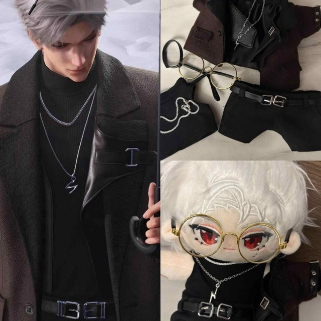 Bandai Puppenkleidung, Anzug, Schwarz, Zubehör - Bild 1