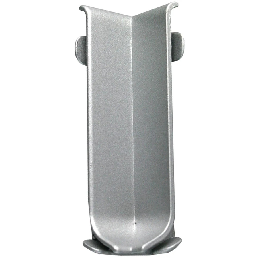 Fuchs Design Sockelleiste Innenecke aus Aluminium in Silber Matt, Höhe: 8 cm - Bild 2