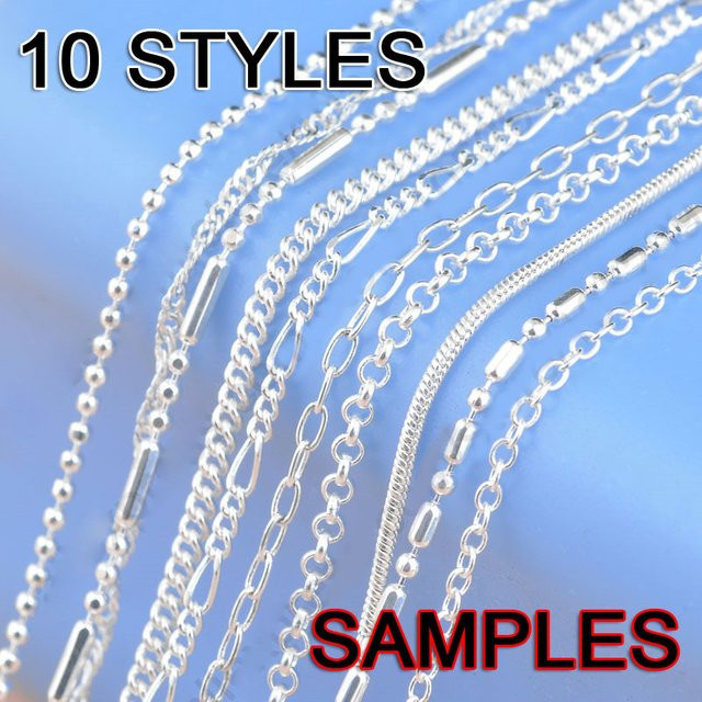YAAMELI Halskette 925 Sterling Silber, Gliederkette, Unisex - Bild 1