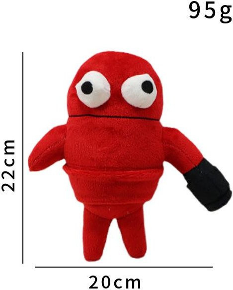 Yiran toy Horror-Monster-Stoffpuppe, Schrecklicher Spiel-Repo-E-Mail-Mann Cartoon Plüschtier, ab 18 Jahre - Bild 1