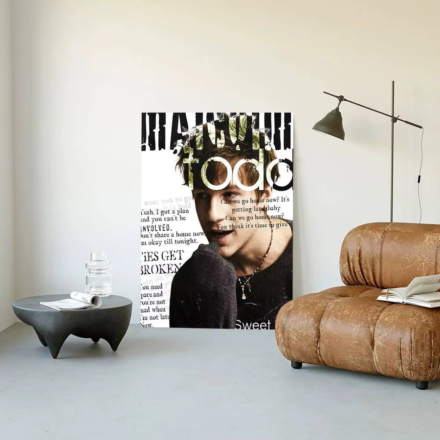Wasserdichter Wandkunstdruck Singer M-Malcolm Todd Poster Aufkleber in Mehrfarbig, Bilibili Design - Bild 6