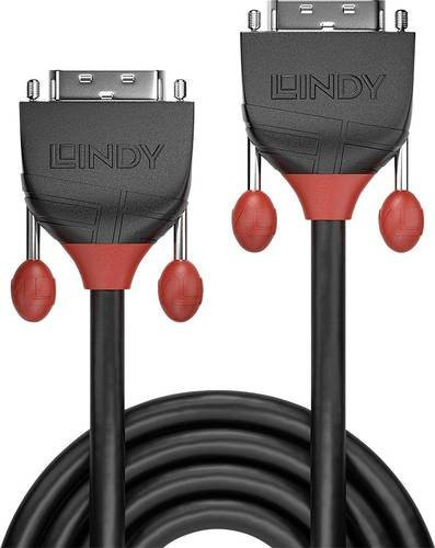 Lindy DVI-D Anschlusskabel 18+1pol. Stecker auf 18+1pol. Stecker Schwarz 2,00 m - Bild 1