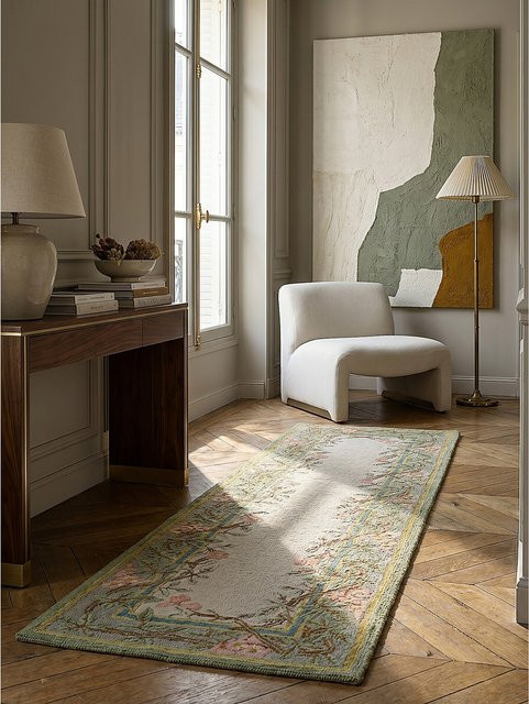 Floraler Läufer Kadima Design in Bunt im Art-Déco-Stil, Breite: 80 cm, Länge: 300 cm - Bild 1