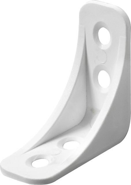 Hettich Kunststoff-Winkel in Weiß B/T/H: 16 x 40 x 40 mm - Bild 1