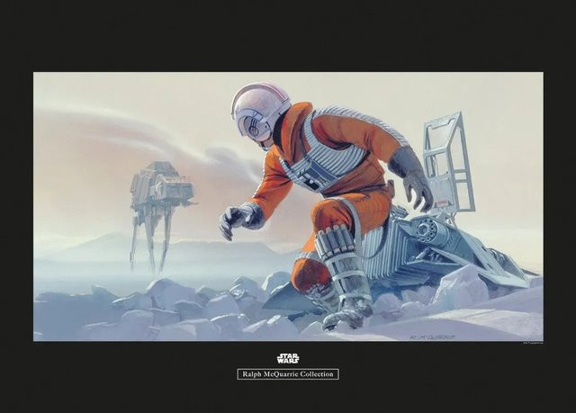 Komar Wandbild Star Wars Pilot Paper Poster Multicolor B: 70 cm, H: 50 cm - Bild 1