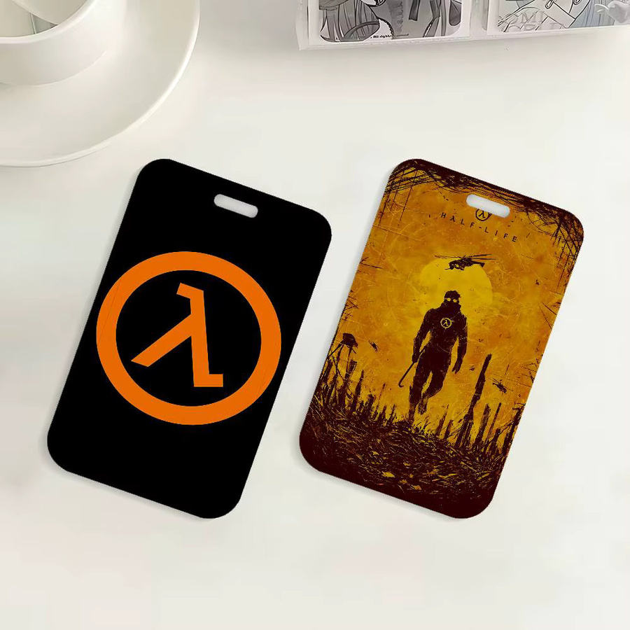 Game H-Half L-Life Ausweishalter mit Umhängeband in Multicolor aus Kunststoff für Büro und Schule - Bild 5
