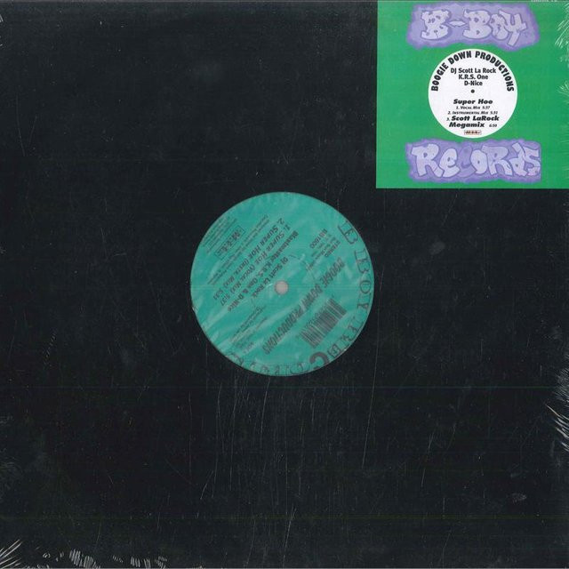 Boogie Down Productions - Super Hoe / Scott LaRock Megamix BB1600, 12-Zoll Vinyl Single, B-Boy Records, 1998, Blue - Bild 1