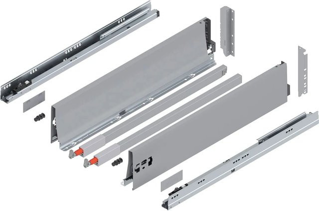 Blum D-Reling K Tandembox antaro Vollauszug Grau 550 mm 1 Paar - Bild 1