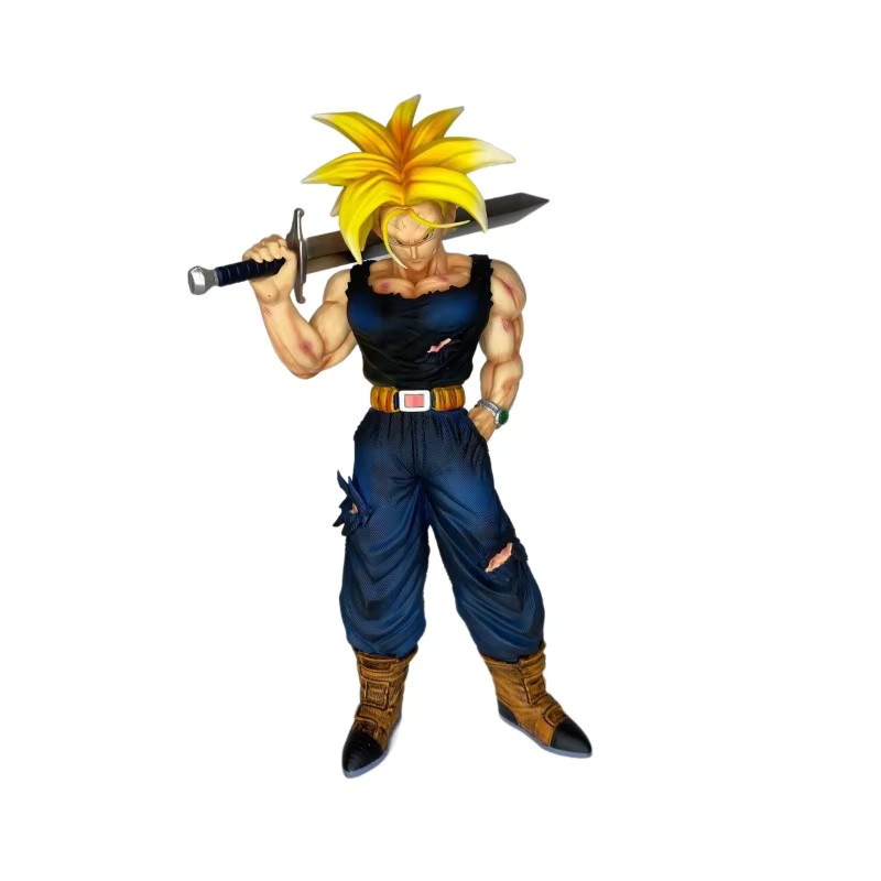 Bandai Dragon Ball Super Saiyan Trunks mit Schwert, Anime-Figur, Modell-Statue - Bild 2