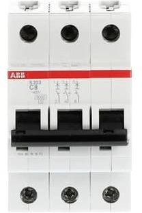 ABB S203-C8 Leitungsschutzschalter 8A 400V weiß - Bild 1