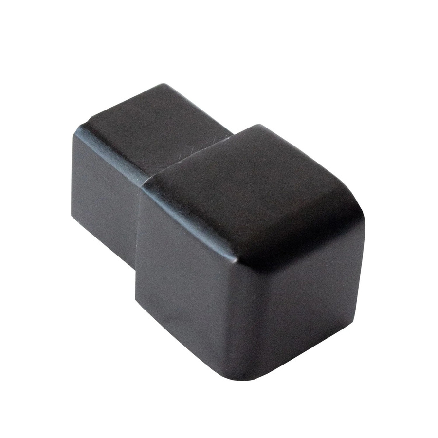 Dalsys Endstück für Quadratprofil 12,5 mm aus Aluminium eloxiert in Schwarz - Bild 2