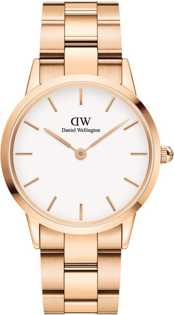 Daniel Wellington Damenuhr Iconic Link, Quarz, Edelstahl, 36 mm - Bild 1