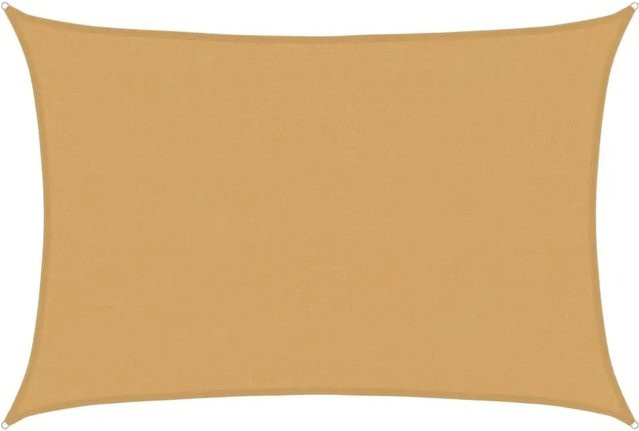 vidaXL Sonnensegel rechteckig aus HDPE in Sand, B x B: 4 x 5 m - Bild 1