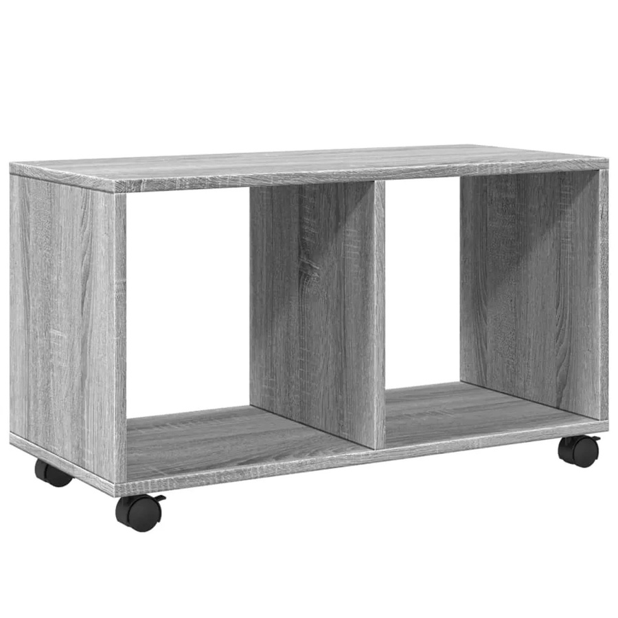 vidaXL Rollschrank Sonoma Grau aus Holzwerkstoff B/T/H: 72 x 33 x 42,5 cm - Bild 2