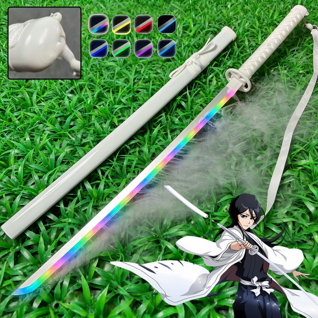 Bandai Bleach Kuchiki Rukia Katana Schwert, LED Nebel, Holz, Kunststoff, Zubehör - Bild 1