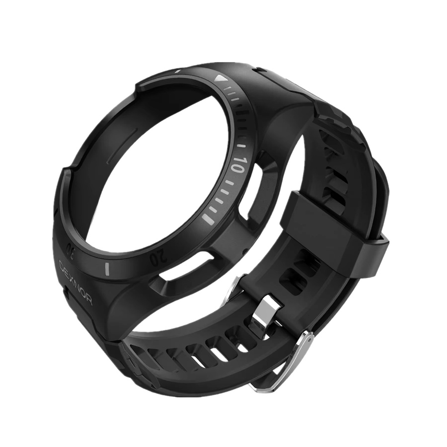 DEXNOR Uhrenarmband für Samsung Galaxy Watch6 Classic, Silikon, Schwarz, Unisex - Bild 7
