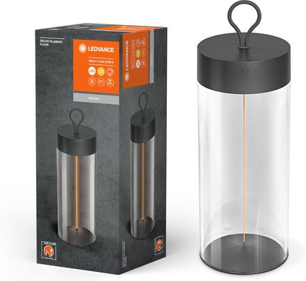 LEDVANCE DECOR FILAMENT LED Bodenleuchte, grau, 1,2W, 105lm - Bild 1