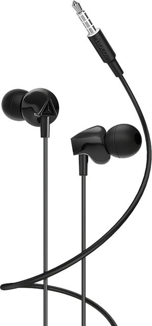HOCO M60 Perfect Sound In-Ear Kopfhörer mit 3,5 mm Klinkenanschluss, Schwarz - Bild 1