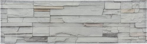 FLORAWORLD Sichtschutzmatte comfort aus PVC in Grau, Breite: 250 cm, Höhe: 180 cm - Bild 1