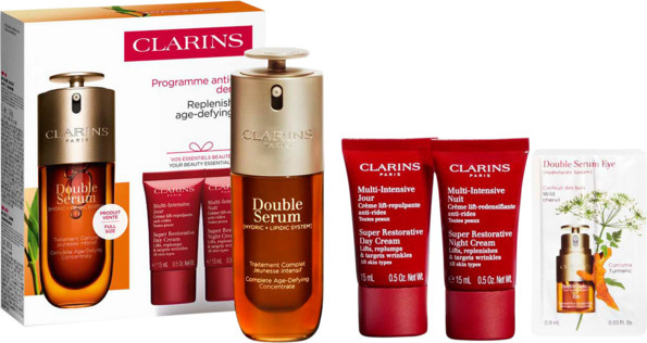 Clarins Double Serum & Multi-Intensive Set, Serum für Gesicht und Augen - Bild 1