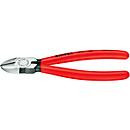 Knipex Seitenschneider aus Chrom-Vanadium mit Kunststoffbeschichtung in Schwarz und Rot, 180 mm - Bild 2