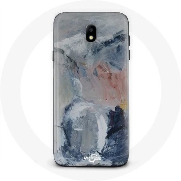 Schutzhülle für Samsung Galaxy J5 2017 mit grauem abstrakten Texturhintergrund - Bild 1