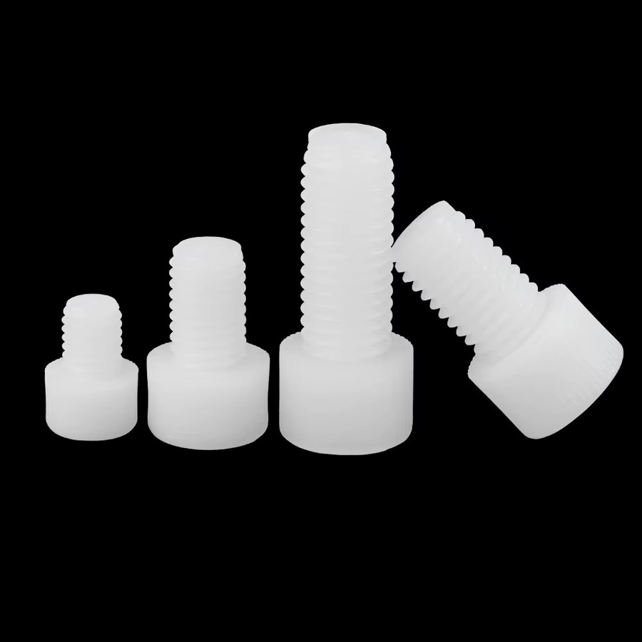 HERR ROOT Nylon-Sechskantschrauben mit Innensechskant in Schwarz und Weiß für Isolieranwendungen (M3 bis M12) - Bild 2