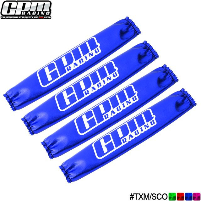 TRAXXAS Stoßbandagen für Original- und GPM-Stoßdämpfer, Blau, Zubehör - Bild 1