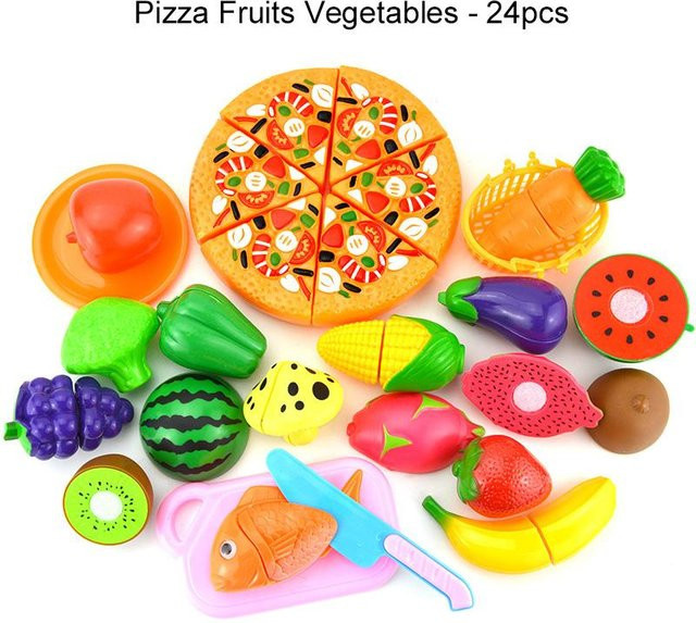 Simuliertes Obst- und Gemüseschneiden Spielzeug, Rollenspiel, ab 6 Jahren - Bild 1