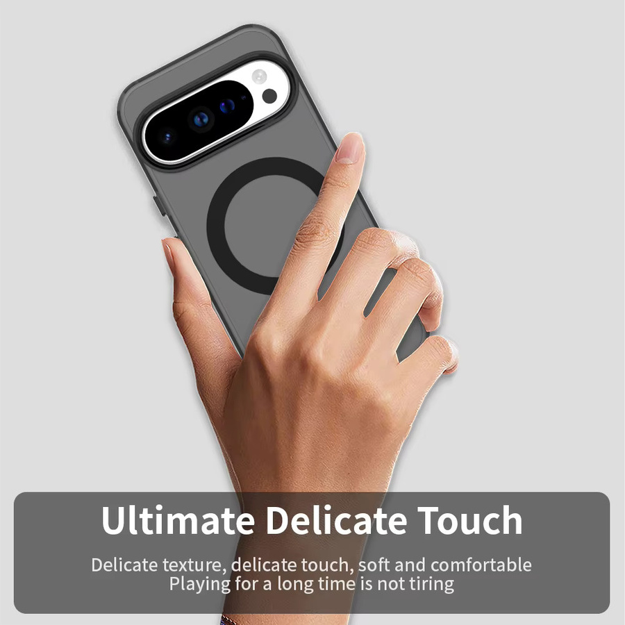 Magnetische transparente Handyhülle mit kabellosem Laden für Google Pixel 9 10 Pro XL 9A 8A 8Pro 9Pro in Candy Farben - Bild 3