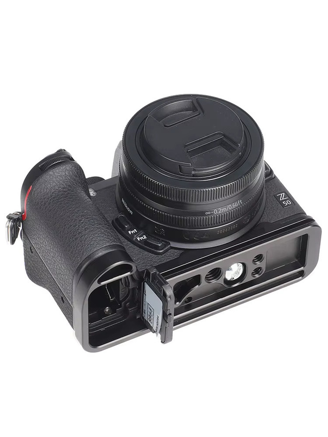 Nikon Schnellwechselplatte in Schwarz für Z50 und Z30 Kamera Handgriff Halterung - Bild 4