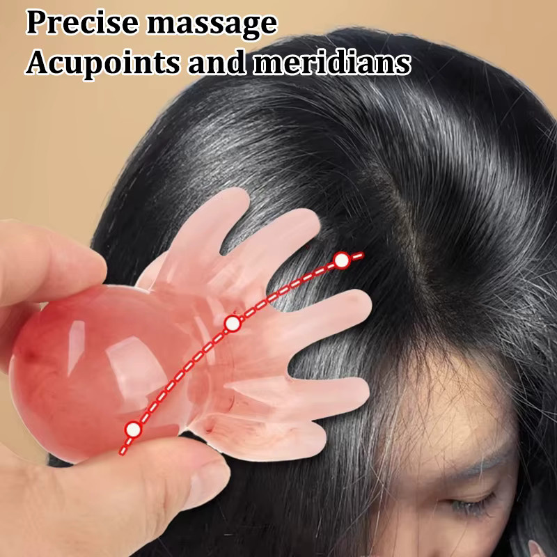 KuZHEN Octopus Kamm Kopfhaut Massage Werkzeug - Bild 2