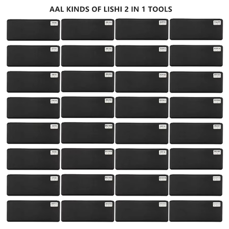 Lishi 2 in 1 Pick & Decoder Schlosser Werkzeug für sc1 sc4 kw5 kw1 kw14 in Schwarz - Bild 3