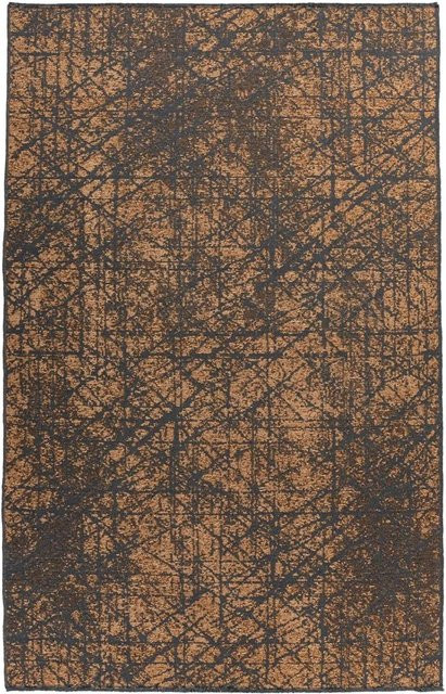 MeGusta Flachflor Teppich Eva Modern Gelb Multicolour aus Polyester B/B: 120 x 170 cm - Bild 1