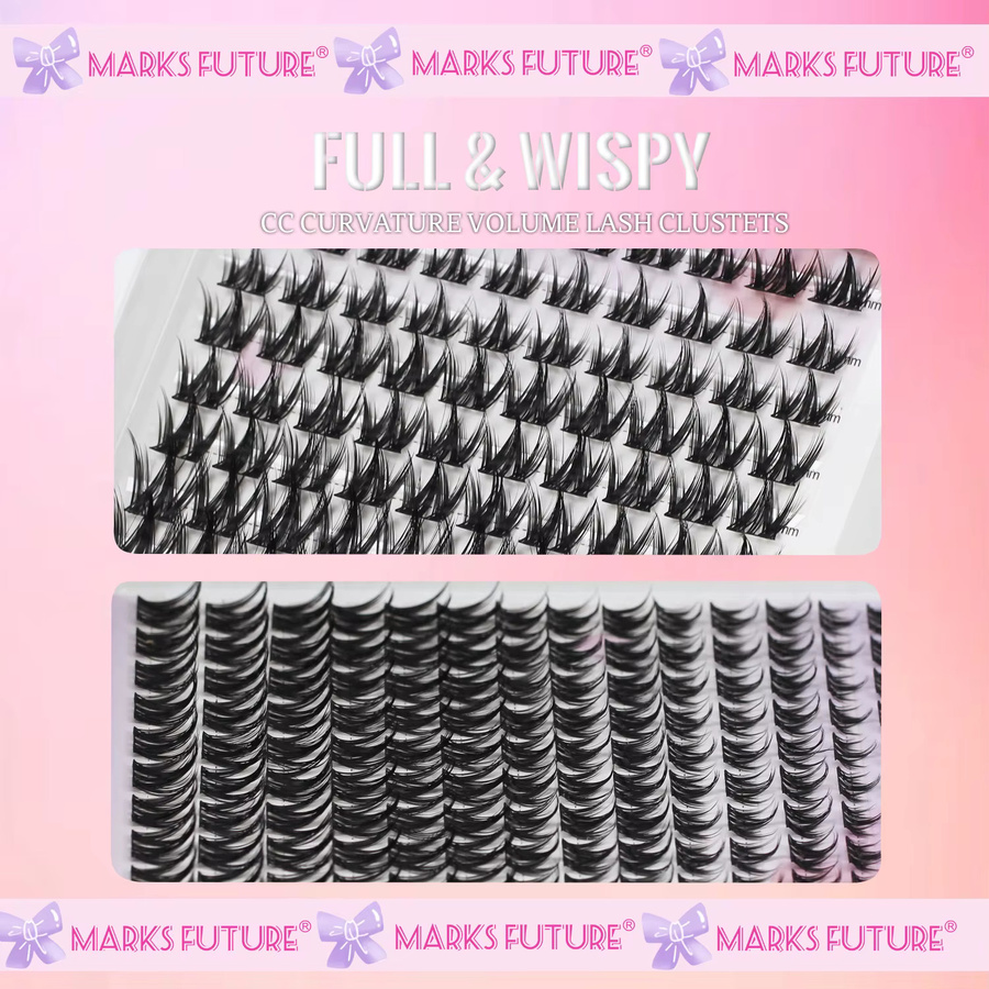 Marks Future Wimpernbüschel, 140 Stück, 8-16mm, C-Curl, Schwarz, Unisex - Bild 5
