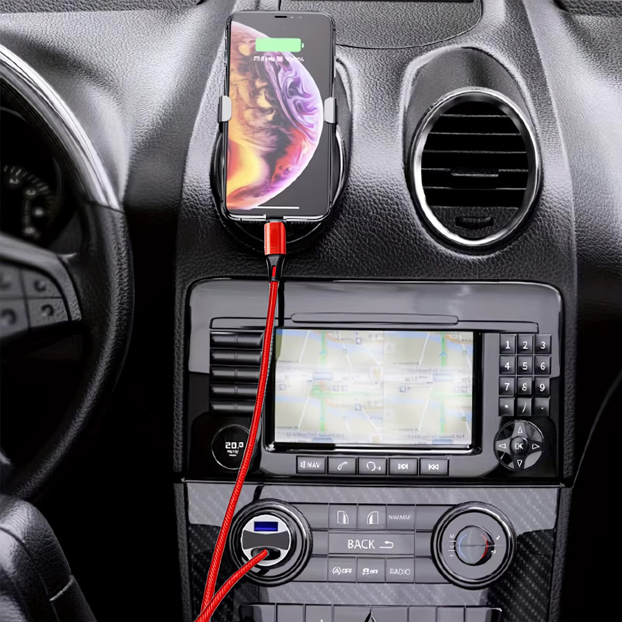 3 in 1 USB Schnellladekabel Typ C Multi-Ladekabel für iPhone, Huawei, Samsung und Xiaomi, Länge: 120 cm - Bild 2