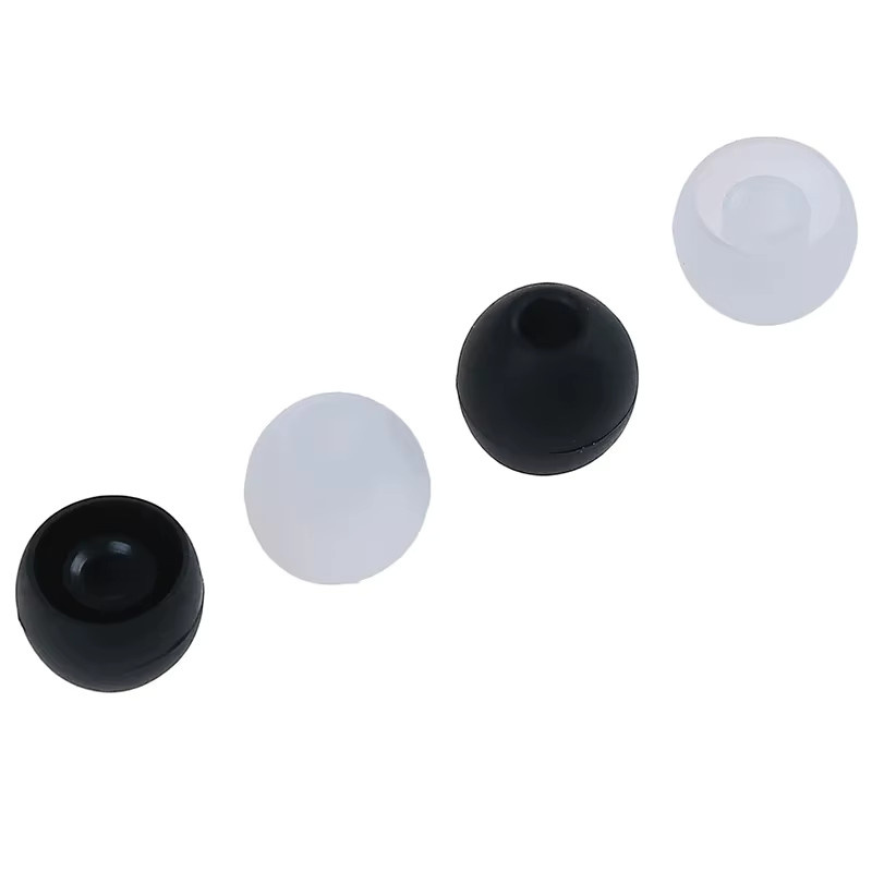 Trig Rain Silikon Ohrstöpsel Ersatzset für In-Ear Kopfhörer, 6 Paare in Schwarz und Multicolour, Größen S, M und L - Bild 2