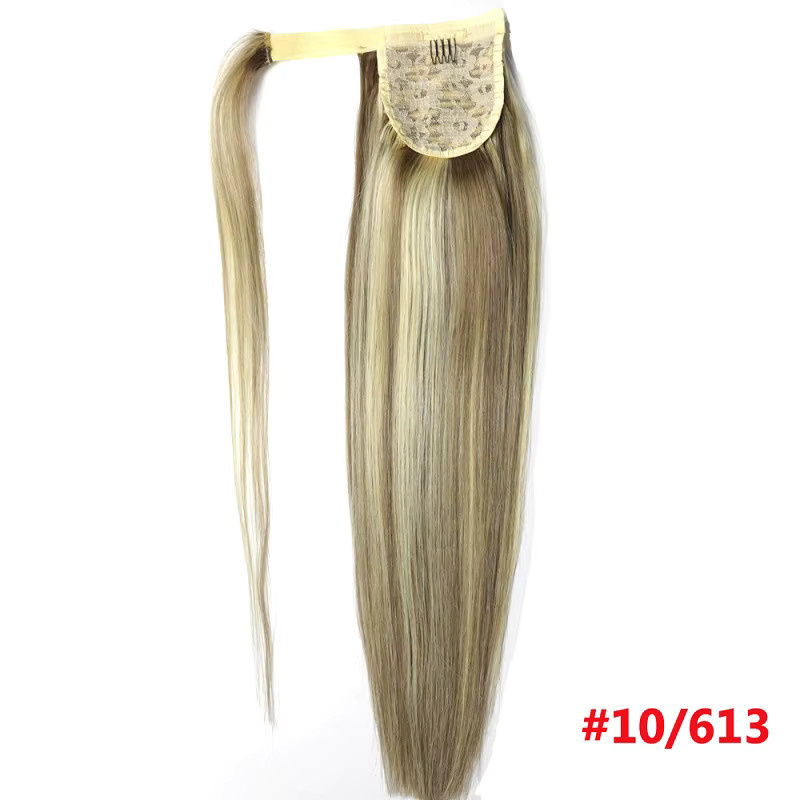 ZZHAIR Echthaarverlängerungen Clip-in, gerade, 60 g, 40,6–61 cm - Bild 2