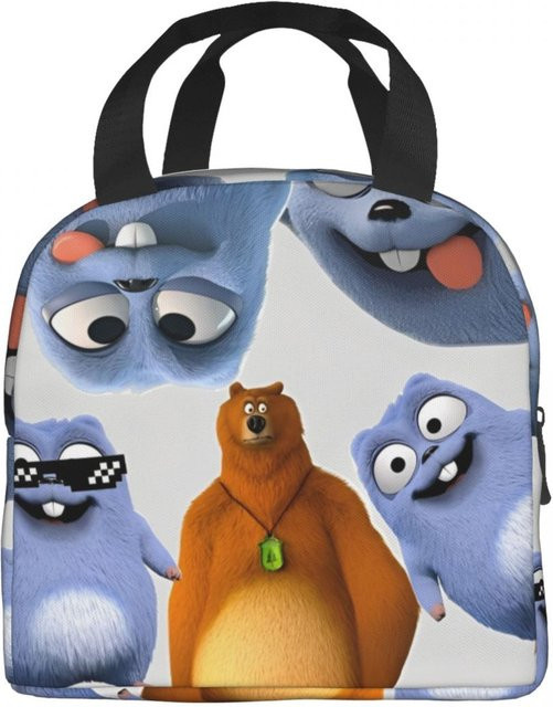 Thermisch isolierte Lunchtasche von Fancy Style Studio mit Grizzy und den Lemmingen in Multicolour - Bild 1