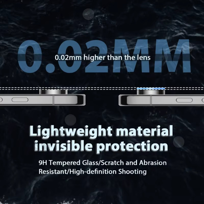 WENBIN 5 Stück Kameraobjektiv-Schutzglas für Google Pixel 10 Pro XL 10A, transparente Kamerafolie für vollständige Abdeckung - Bild 4