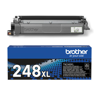 Original Brother Toner TN-248XLBK Schwarz für Laserprinter mit 3000 Seiten Ergiebigkeit - Bild 2