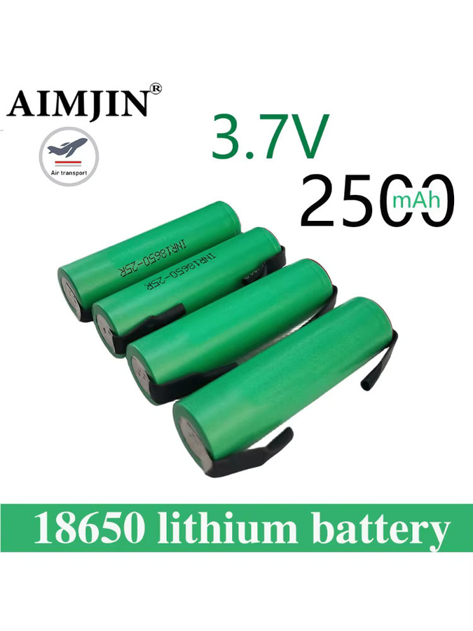 Samsung INR18650 25R Akku 2500 mAh 3,6 V in Grün - Bild 1
